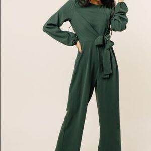 Antoinette Böhme Green Wide Leg Jumpsuit